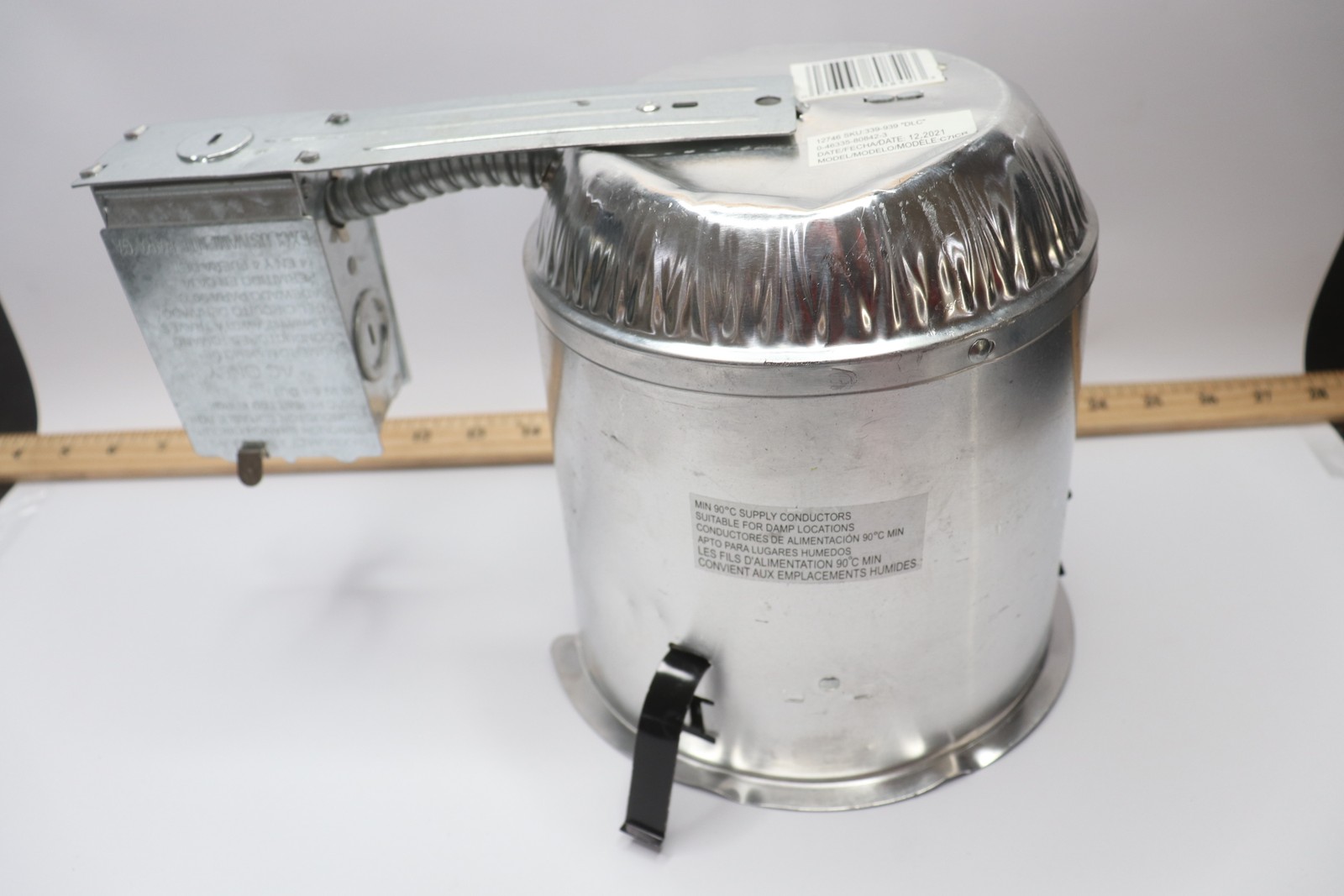 Commercial Electric 6 in. Aluminum Recessed Can Light IC Remodel Housing