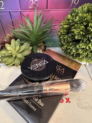 YENSA Silk Bronzing Base SUNLIT GLOW Bronzer + Brush Duo NIB 1 oz