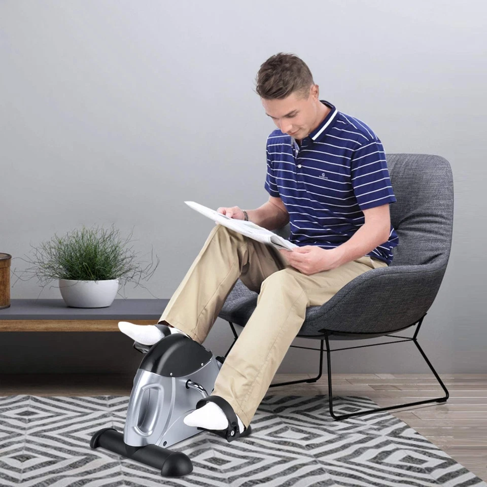 Mini Exercise Bike - Under Desk Pedal Exerciser for Arms & Legs with LCD Display - Image 4 of 4