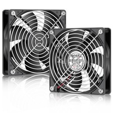 120Mm X 25Mm 12V DC Computer Brushless 2Pin PC Case Cooling Fan 2-Pack Dual Ball