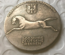 German coin Horse  token restrike 45mm rare