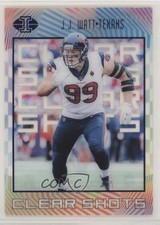 2019 Panini Illusions Clear Shots Blue 111/299 JJ Watt #CS-JW 0a2