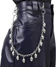 Wallet Pants Keychains Belt Jeans Trouser Star Pendant Biker Chain Punk Hip-Hop