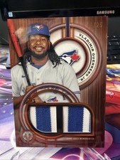2025 Topps Tribute Dual Relics Orange Vladimir Guerrero Jr. 14/25