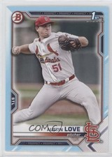 2021 Bowman Draft Sky Blue 181/499 Austin Love #BD-164 fm0