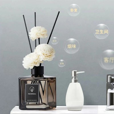 Aromatherapie Diffusor Duftöl Reed-Diffusor Glasflasche Quadrat elegant