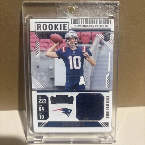 2024 Panini Contenders - Rookie Ticket Swatches Variation Drake Maye #RTS-DME...