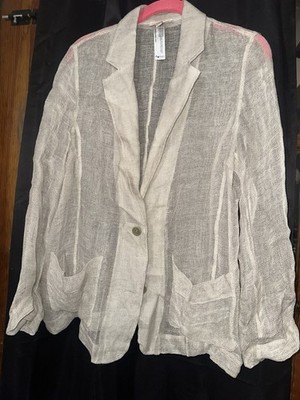 Ellen Fisher Cream Long Sleeve Top Pl/PG