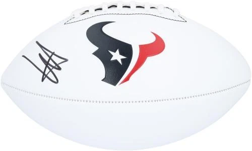 Will Anderson Jr. Houston Texans Autographed Franklin White Panel Football - Image 2 of 3