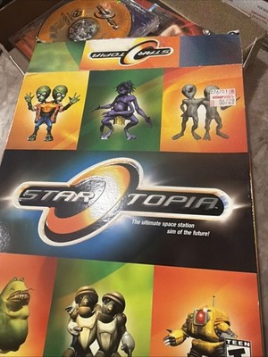 Vintage Star Topia (StarTopia) (2001, CD ROM) PC Big Box Window Clean