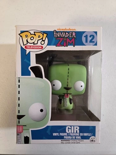 Funko Pop! Television: Invader - Zim #12 GIR in Blue Box RARE