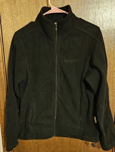 VETEMENTS Capispalla media in pile con zip Colorado Timberline