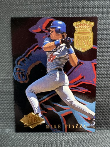 1994-95 Fleer Ultra Mike Piazza Homerun King Card #12 Los Angeles Dodgers A1O - Bild 1 von 2