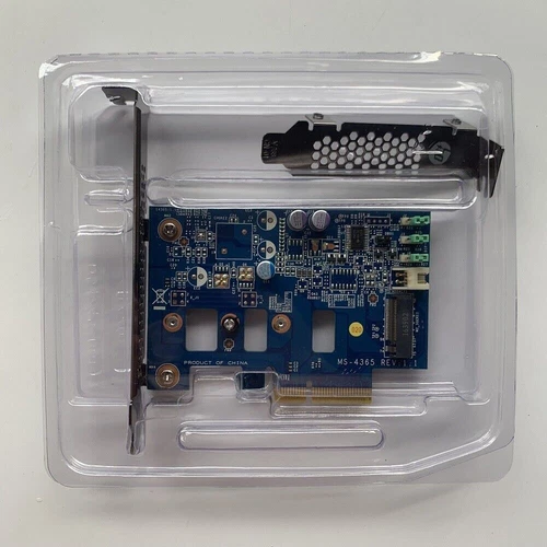 HP MS-4365 SSD PCIe to M.2 Controller Adaptr 742006-002 with FH and LP Bracket