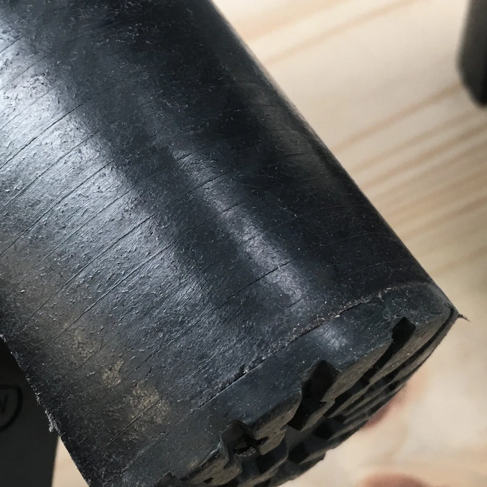 Botas Nine West para mujer 7 M suela perli botines de tacón de cuero negro con cordones Foto 4 de 4