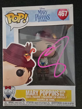 EMILY BLUNT signed autograph in person FUNKO POP MARY POPPINS ACOA