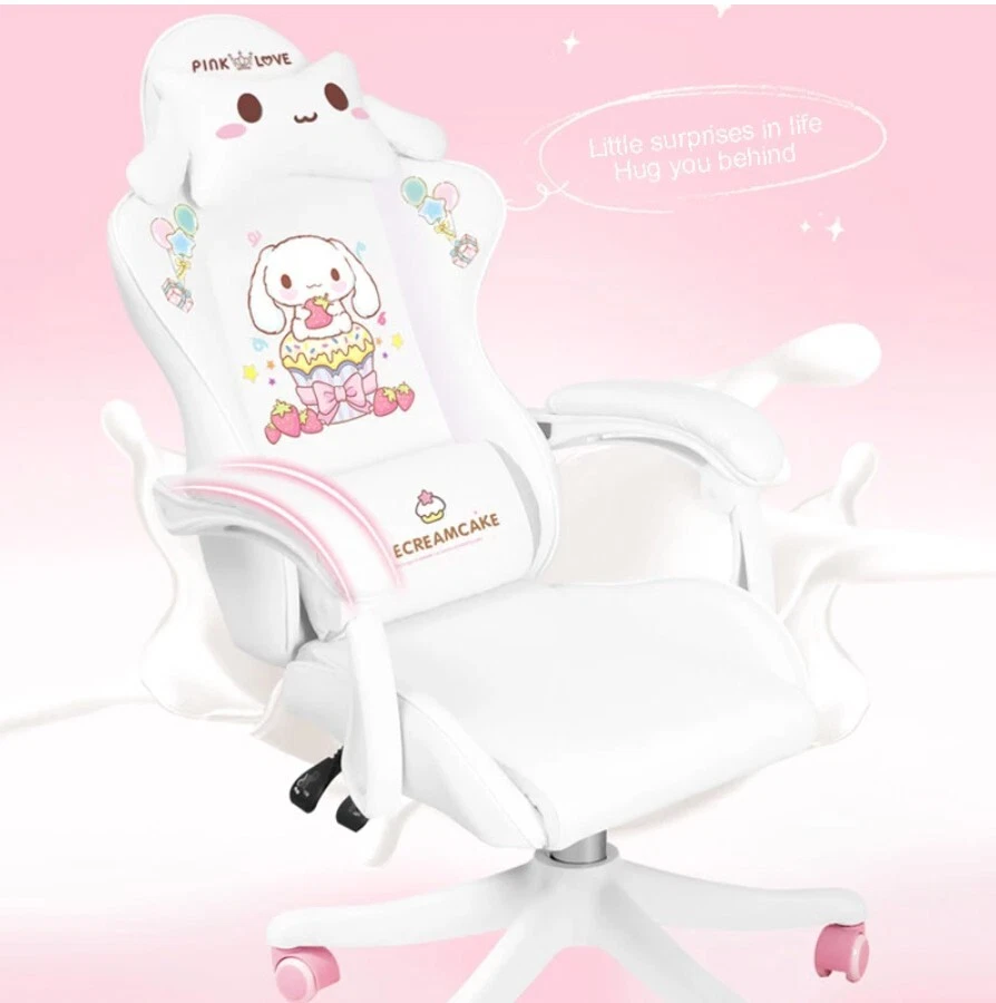 SANRIO Hello Kitty Cinnamoroll Gaming Chair HOME OFFICE ADJUSTABLE