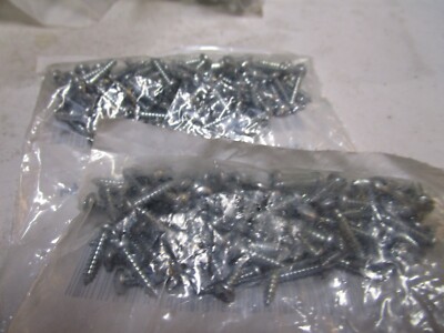 #4-24 x 1/2'' Phillips Pan Head Zinc Type A Point Steel Sheet Metal Screw QTY 200