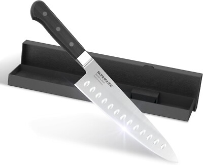 Sunhouse PREMIUM Chef Knife 7.9 inch, AUS-8 Stainless Steel   Superior 62HRC Har