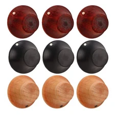 3Pcs Electric Guitar Knob Eco Friendly Wood Guitar Volume Control Knob Replace