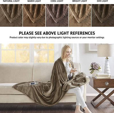 Heated Electric Blanket for Cold Weather, Fast Heating Heated