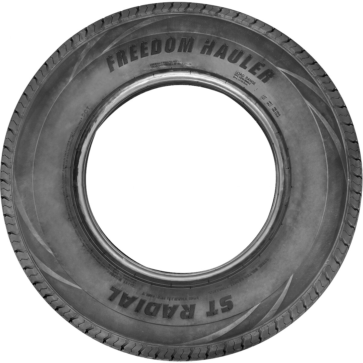 4 Tires ST 215/75R14 Freedom Hauler ST Radial Steel Belted Trailer Load ...