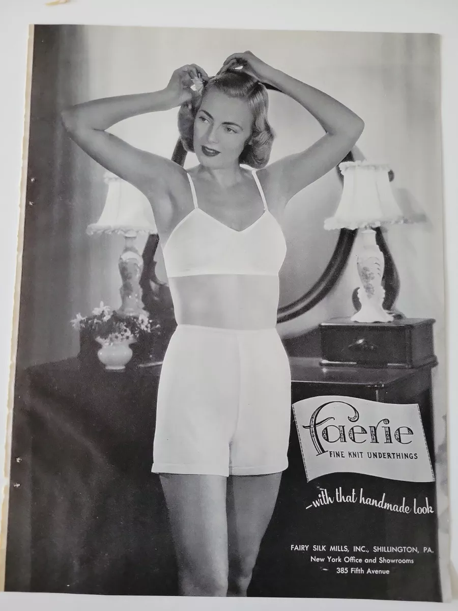 Vintage Lingerie Ads: Classic Undergarments from the 40s and 50s