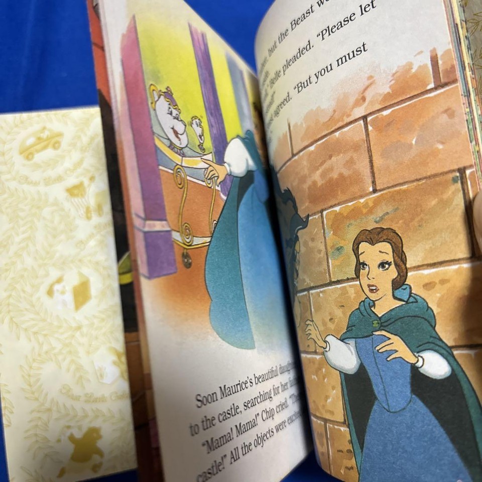 Beauty and the Beast Chip the teacup English Picture Book Disney