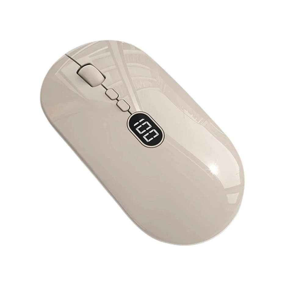 2.4Ghz Wireless Bluetooth-fit Office / Gaming Mouse USB Mice with Power Display - Image 2 of 4