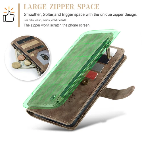 For Samsung S25 S24 S23 FE S22 S21 Detachable Magnetic Cover Leather Wallet Case - Picture 56 of 63