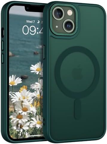 for iPhone 14 Phone Case, iPhone 14 Magnetic Case [Compatible with MagSafe] Tran