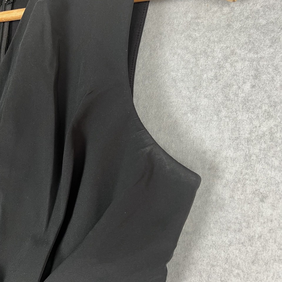 Country Road Dress Womens S 8 10 Black Ruffle Office Siren Cocktail