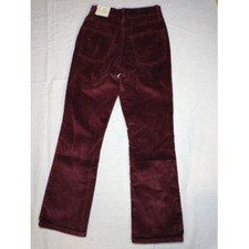 Universal Thread Women's Corduroy Pants Burgundy 00R NWT