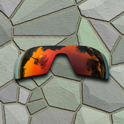 US Red Orange Polarized Lenses Replacement for-Oakley Oil Rig