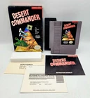 Desert Commander (Nintendo NES) CIB Complete In Box W Reg Card - VG Condition!