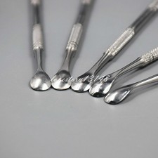 22 Pack Micro Lab Spoon Scoop With Stainless Steel Laboratory Mixing Spatula Sampling Spoon For Powders Gel Cap Filler Amazon Com Industrial Scientific