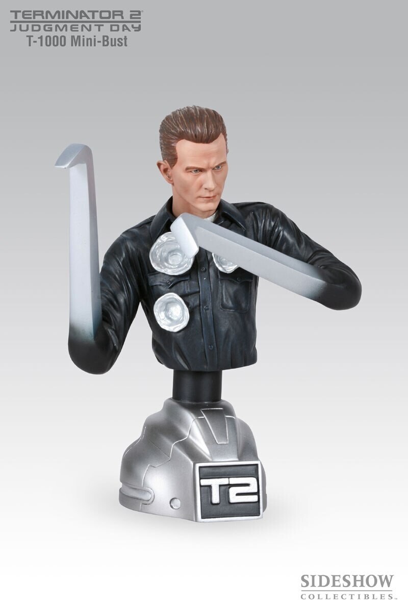 Terminator 2 T-1000 Mini Bust Sideshow Collectibles JC | eBay