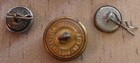 3 Police Buttons SCOVILL MFG WATERBURY SUPERIOR QUALITY Wreath "P" Rounded Front — photo 4