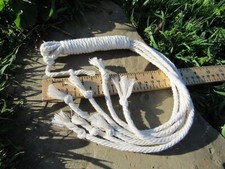 Handmade Cotton Disciplina Rope Whip – 20″ Flogger – Seven Falls – USA Made