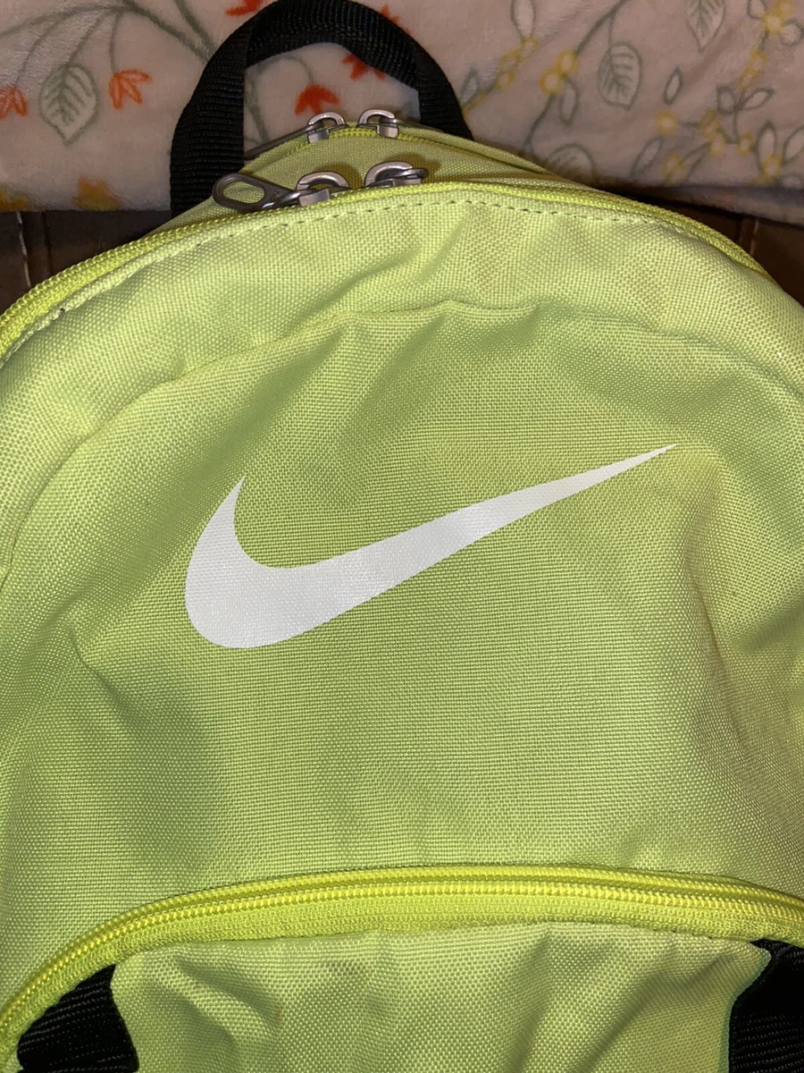 Neon green nike backpack cheap