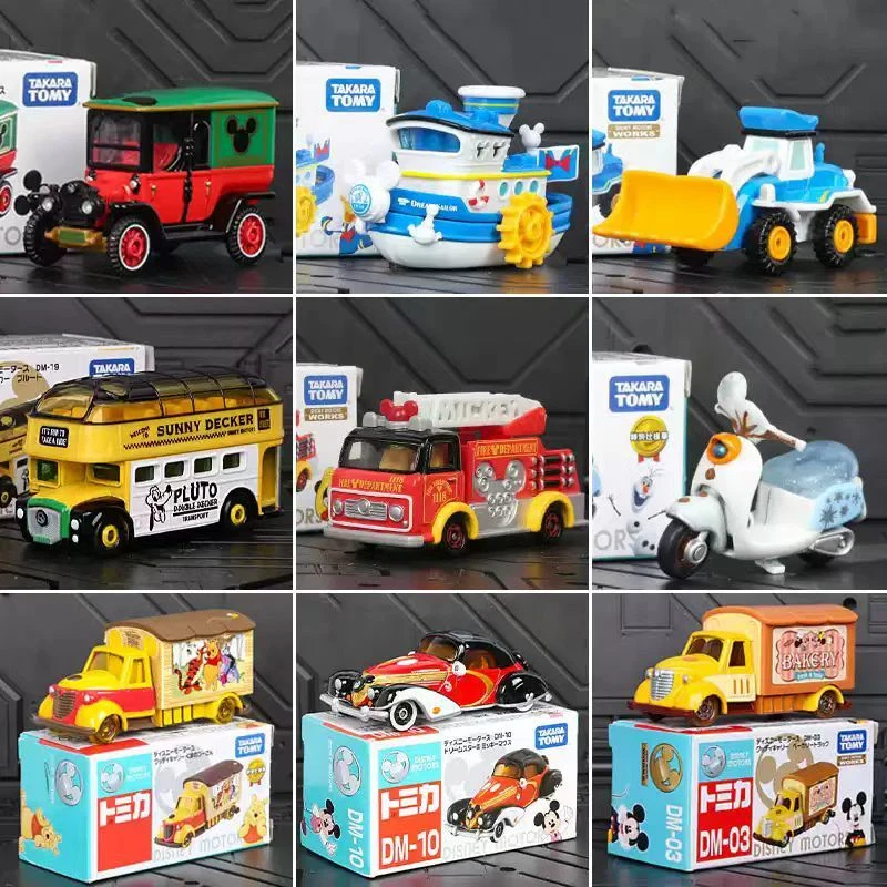Takara Tomy/Tomica Disney Series Alloy Car Model Toy Mickey/Minnie/Donald Duck - Image 4 of 4