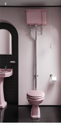 Hochstöckige Toilette Konfetti Rosa