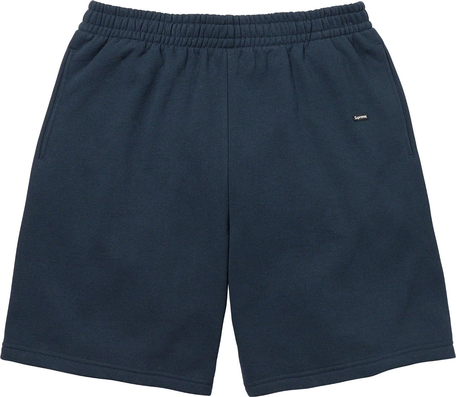 Supreme Small Box Sweatshorts   Bleu Marine   Taille Moyenne   FW23 Neuf Authentique
