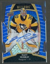 2019-20 Upper Deck Allure Autographs Blue Line #13 Matt Murray 35/35 *18403