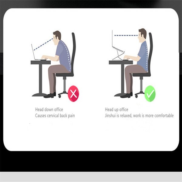 Laptop stand folding vertical plastic portable lifting desktop cooling base brac