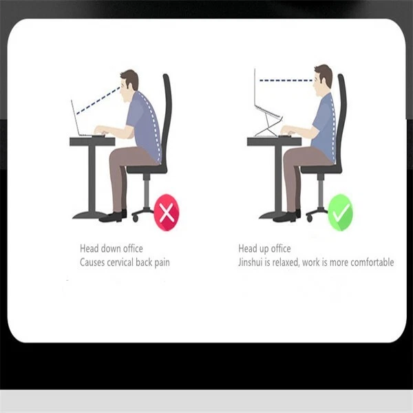 Laptop stand folding vertical plastic portable lifting desktop cooling base brac