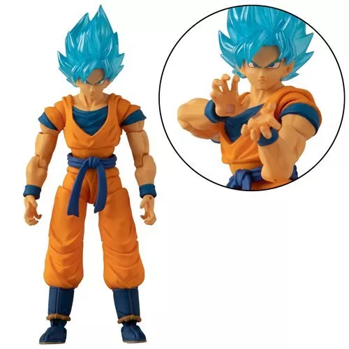 Boneco Dragon Ball Z Goku Super Sayajin Action figure Instinto Blue God  Envio Rapido