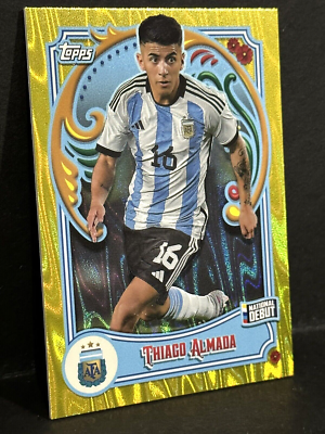 2023 Topps Argentina Fileteado National Team RC Thiago Almada