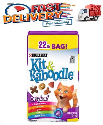 Purina Kit Kaboodle Chicken Liver Turkey Ocean Fish Dry Cat