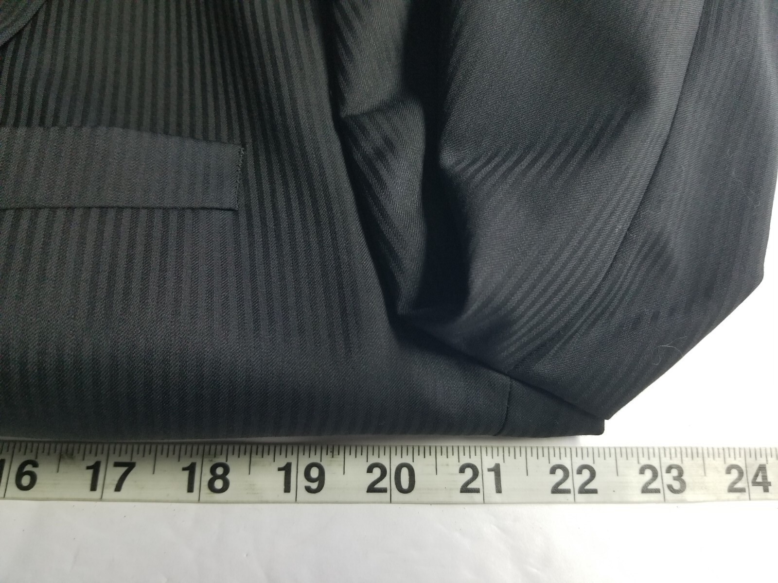 Express Black Blazer Two Button Pockets Wool Blen… - image 4